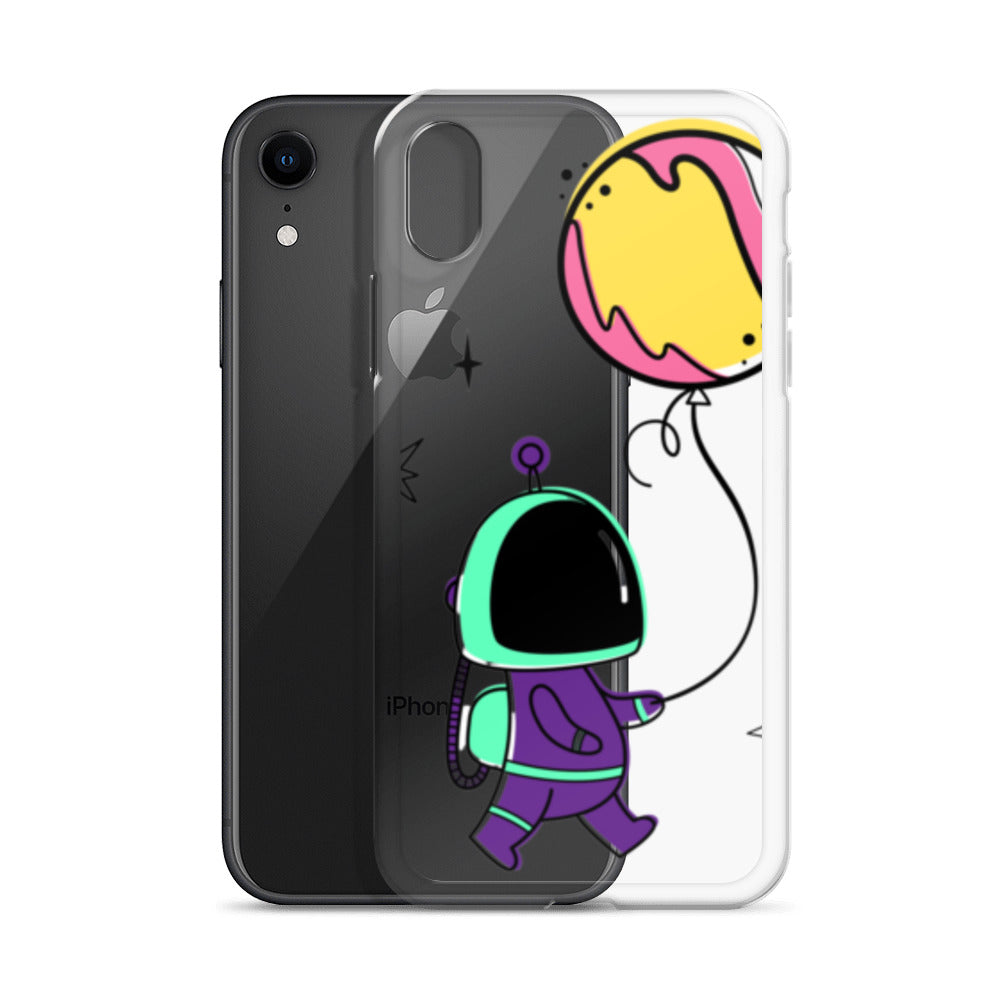 Clear Case for iPhone® Astronaut