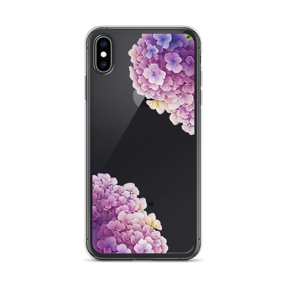 Clear Case for iPhone® : Hydrangea