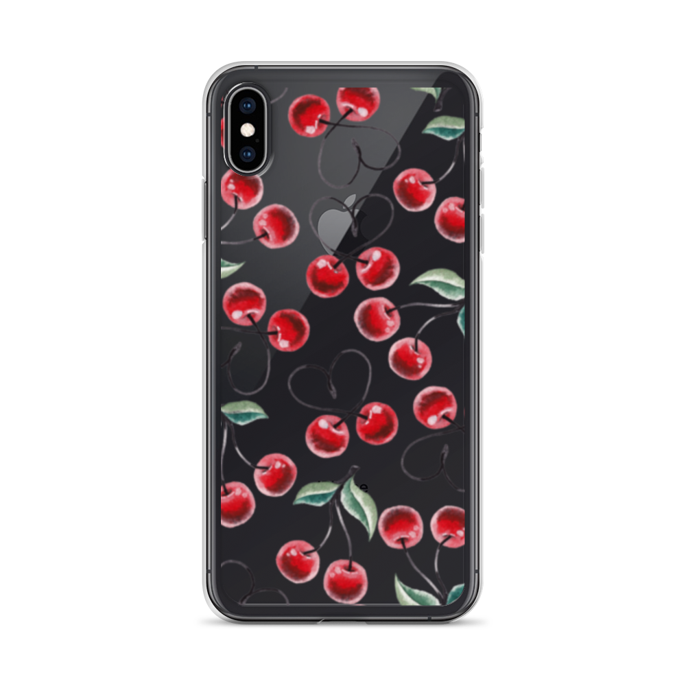 Clear Case for iPhone® Cherry Lots of Love