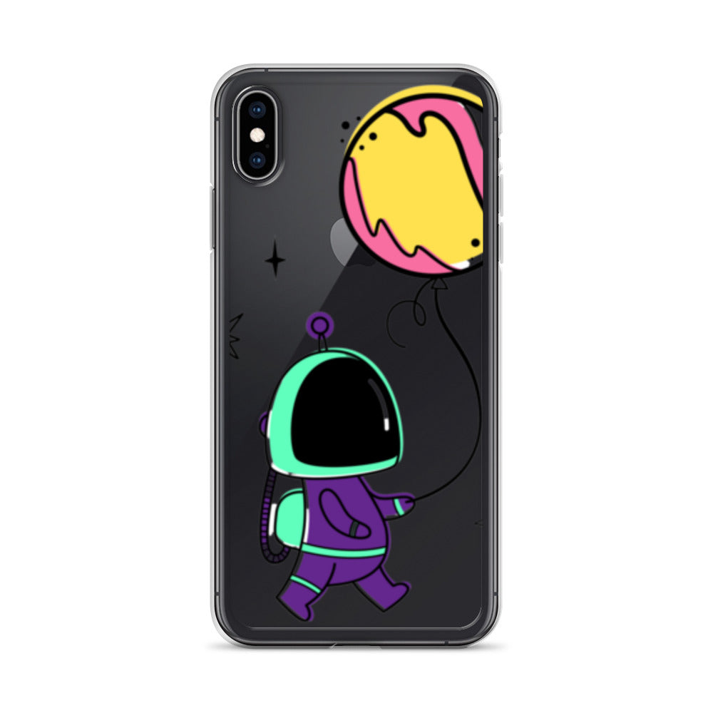 Clear Case for iPhone® Astronaut