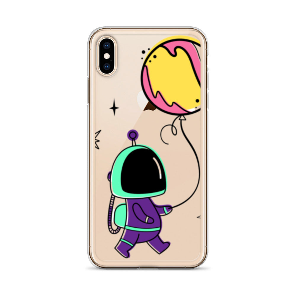 Clear Case for iPhone® Astronaut