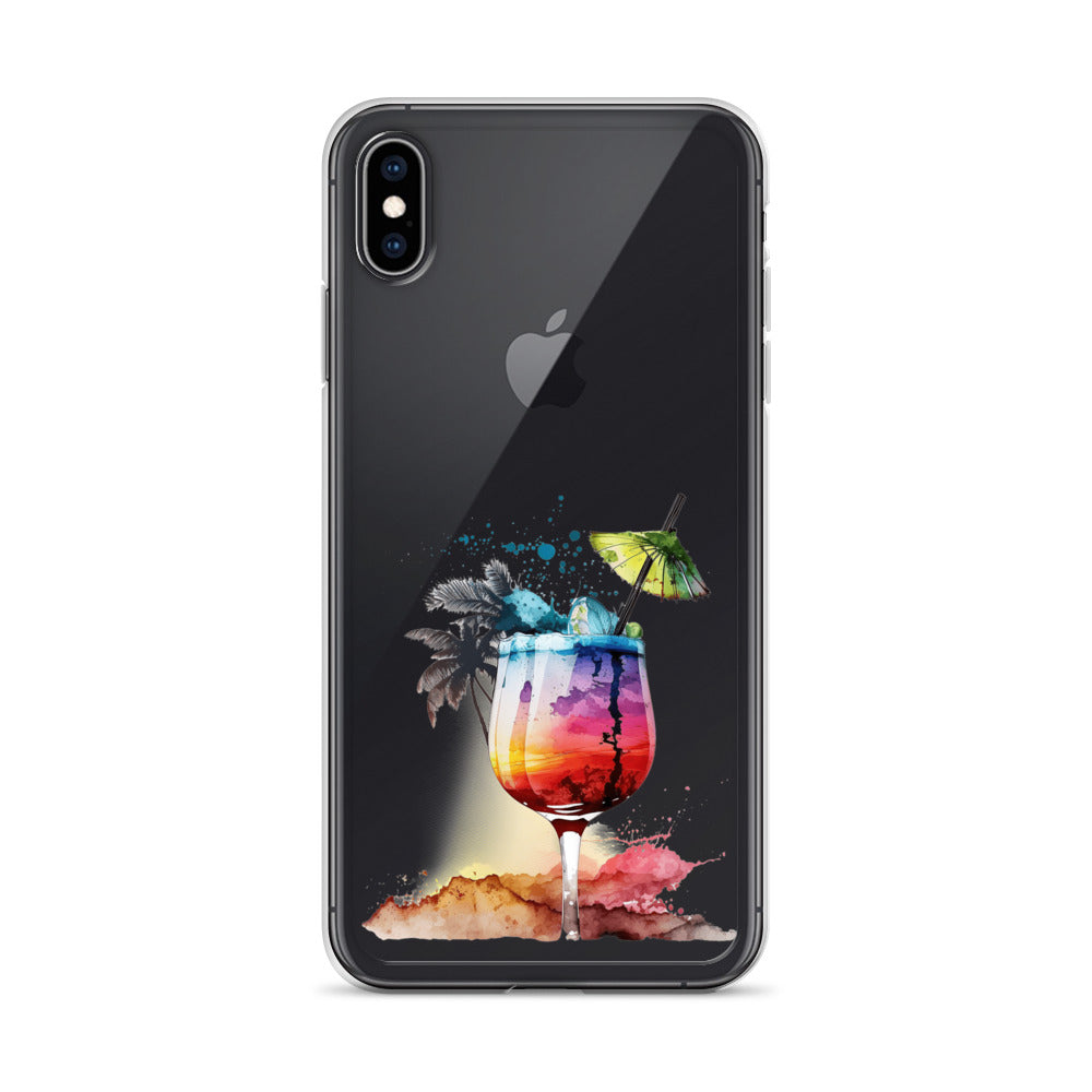 Clear Case for iPhone® Tropical Drink