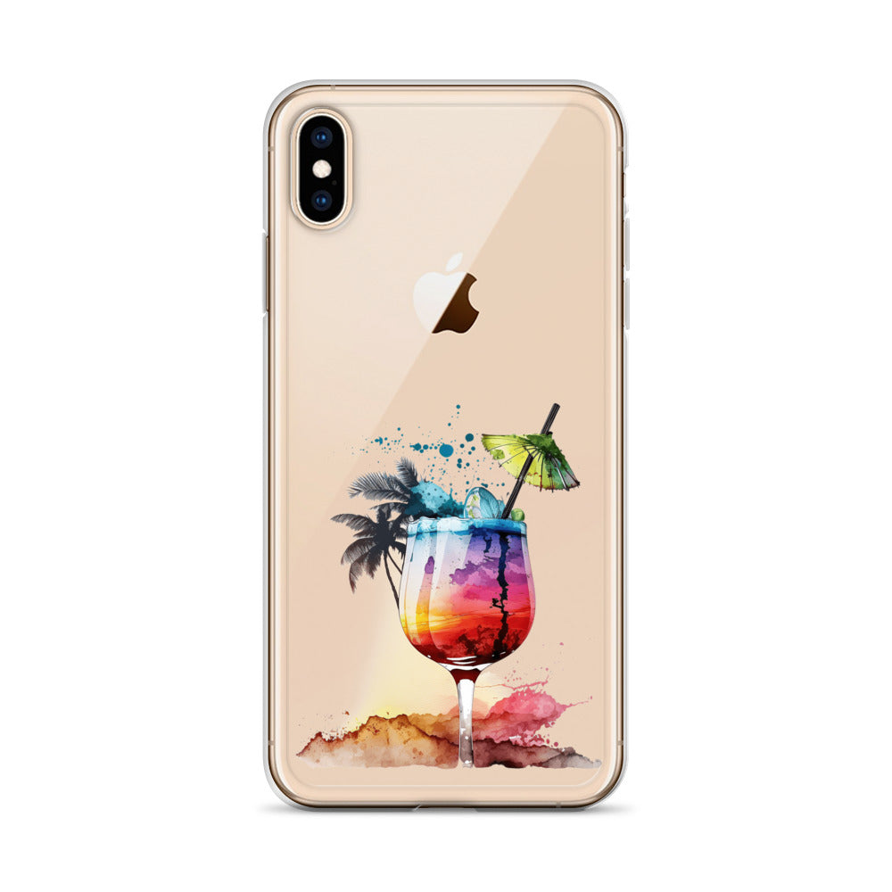 Clear Case for iPhone® Tropical Drink