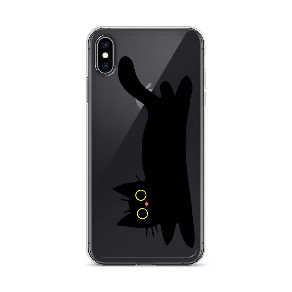 Clear Case for iPhone® Black Cat