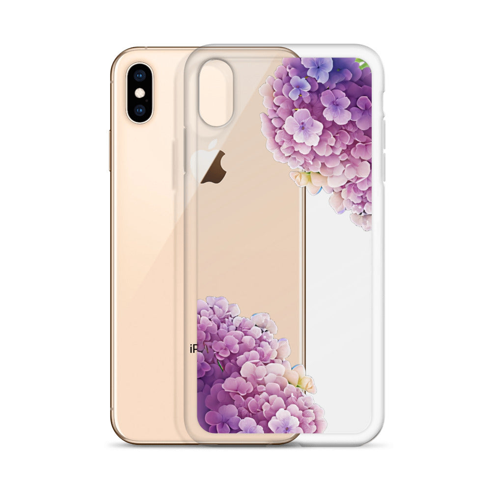 Clear Case for iPhone® : Hydrangea