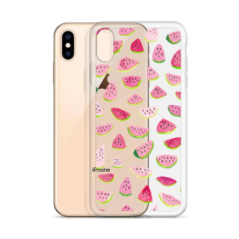 Clear Case for iPhone® Watermelon