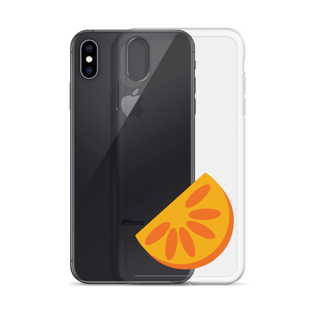 Clear Case for iPhone® Orange