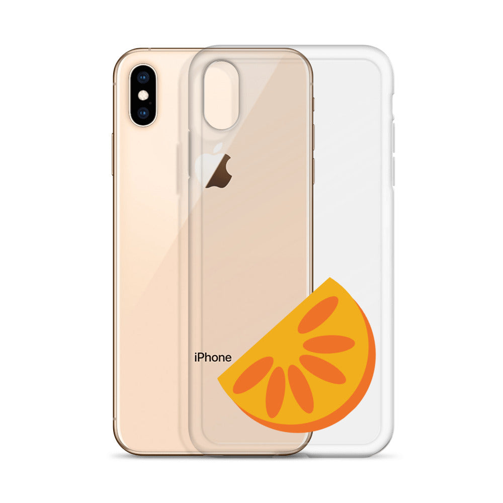 Clear Case for iPhone® Orange