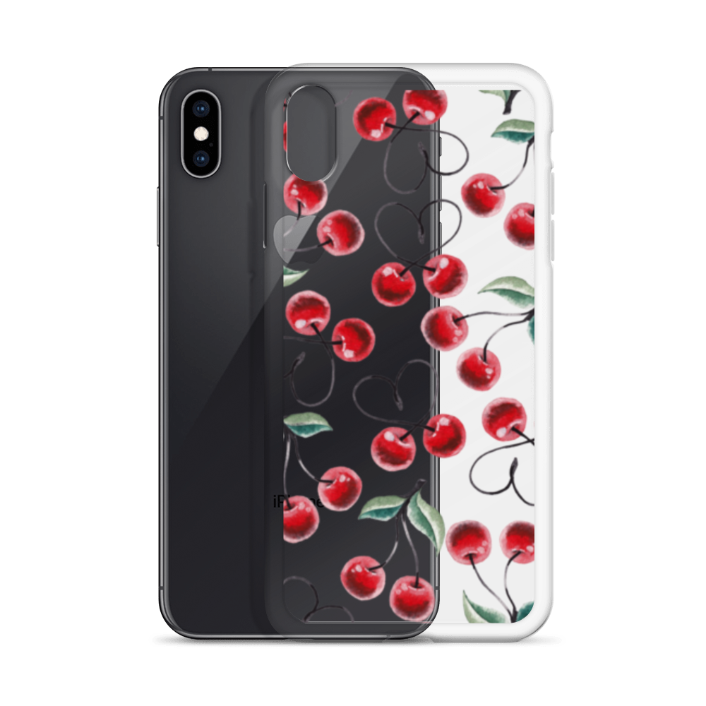 Clear Case for iPhone® Cherry Lots of Love