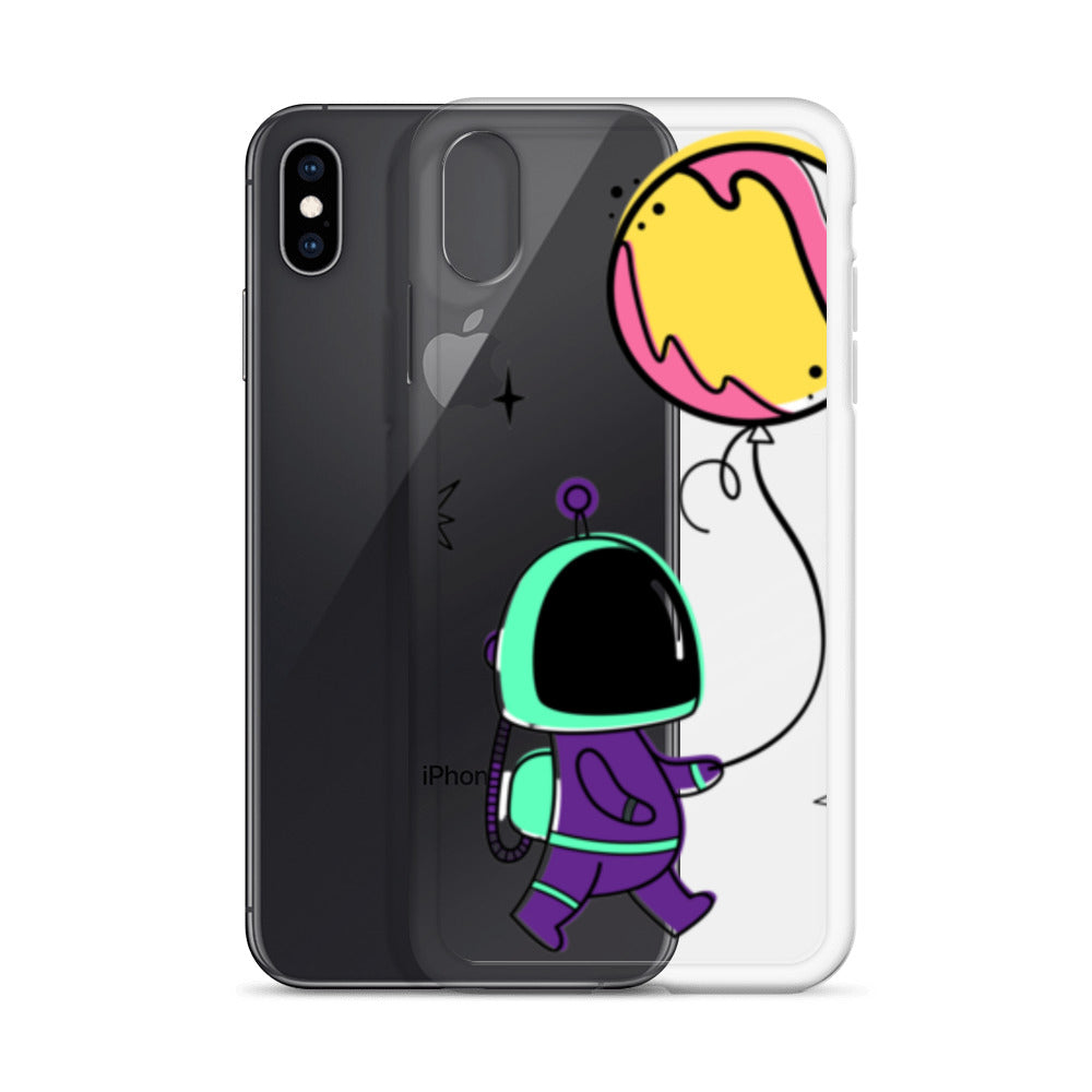 Clear Case for iPhone® Astronaut