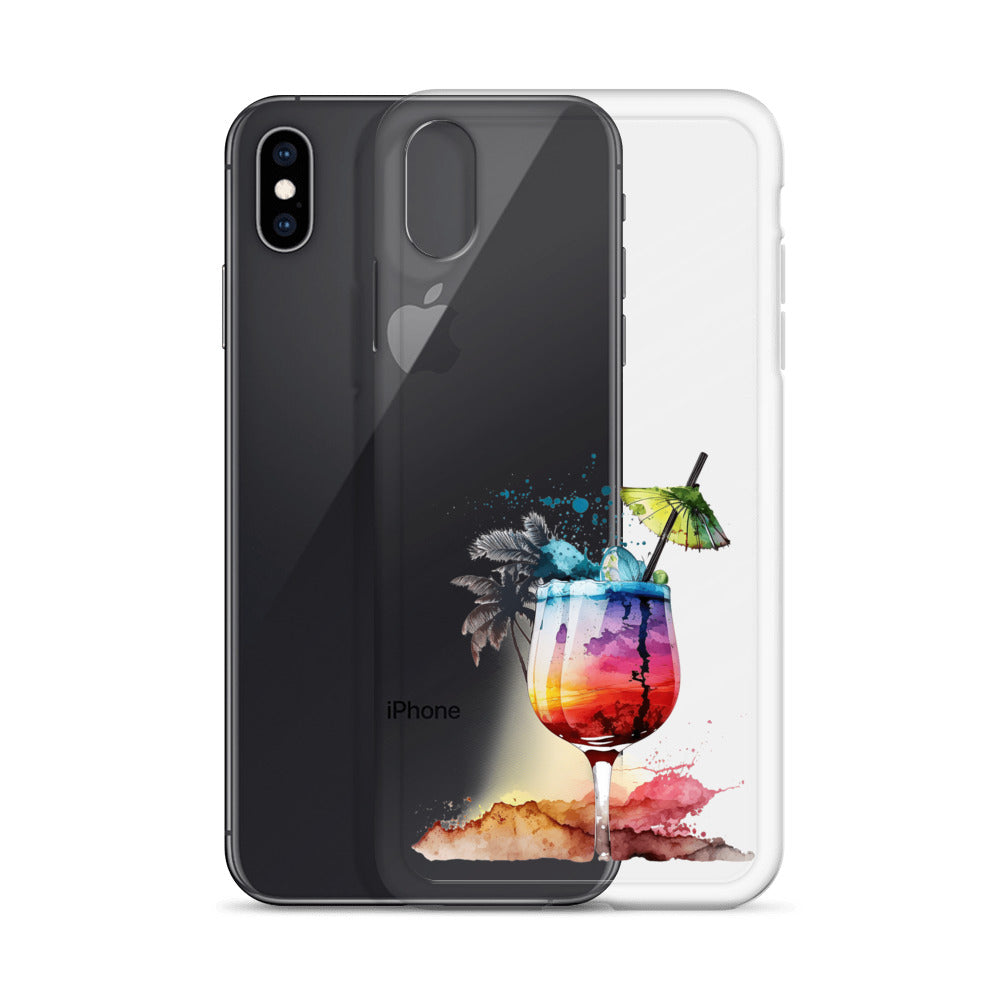 Clear Case for iPhone® Tropical Drink