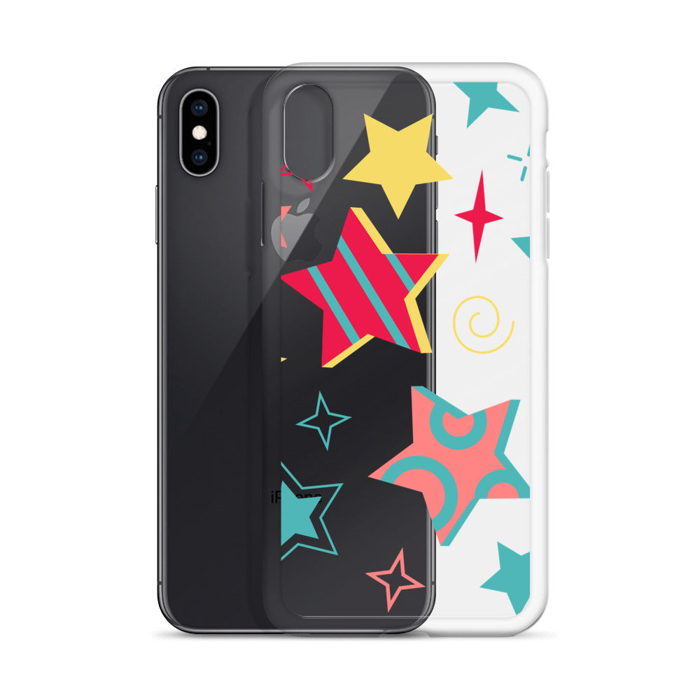 Clear Case for iPhone® 90's Stars