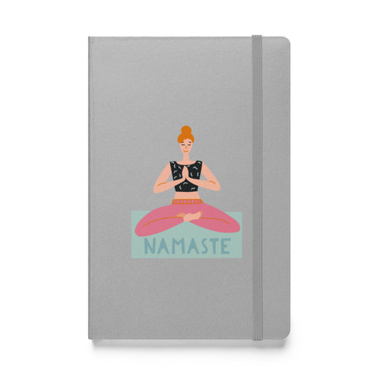 Hardcover bound notebook Namaste