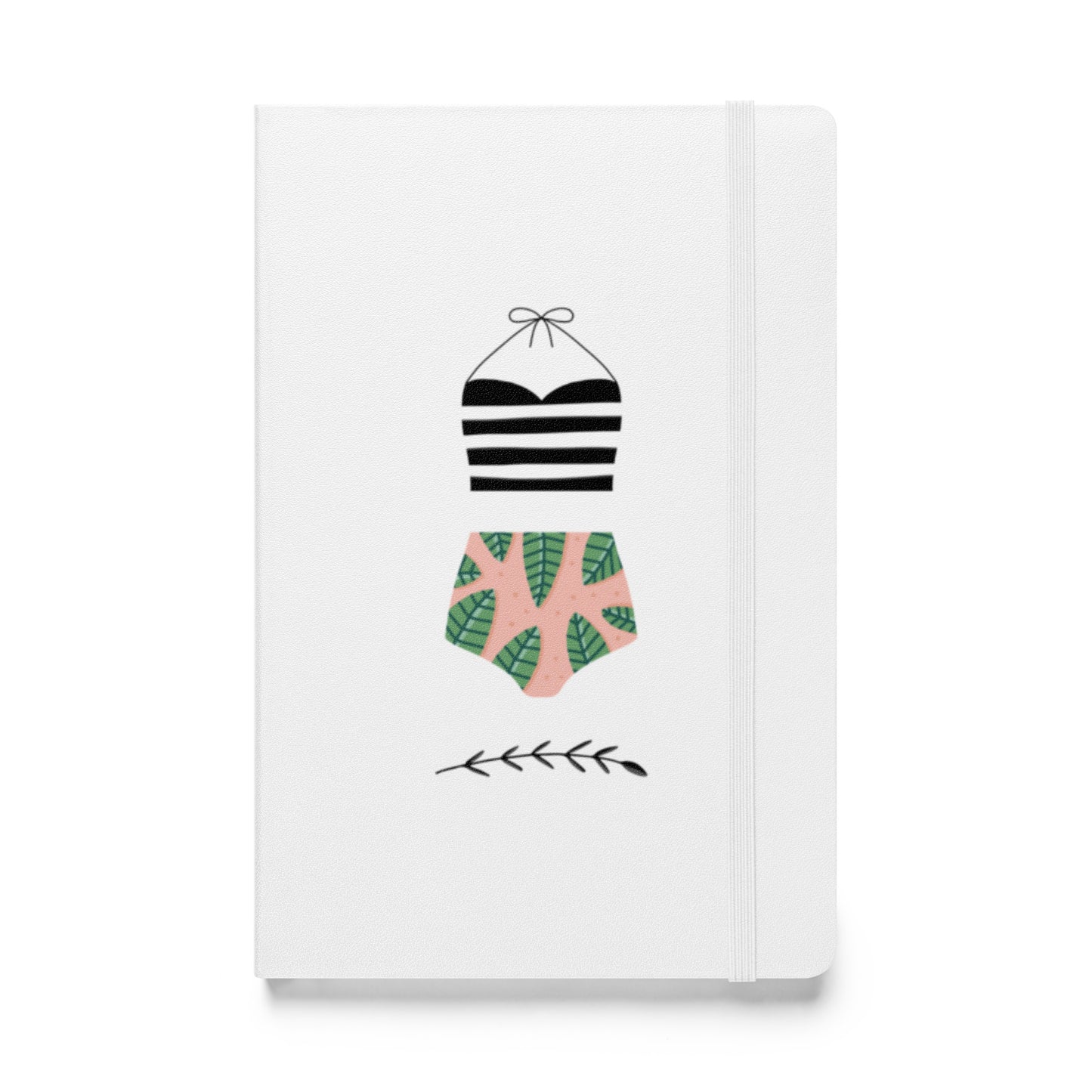 Hardcover bound notebook Bathing Suit