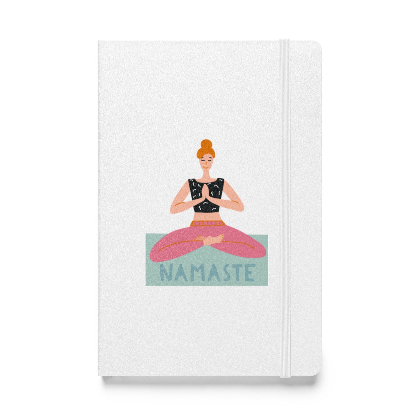 Hardcover bound notebook Namaste