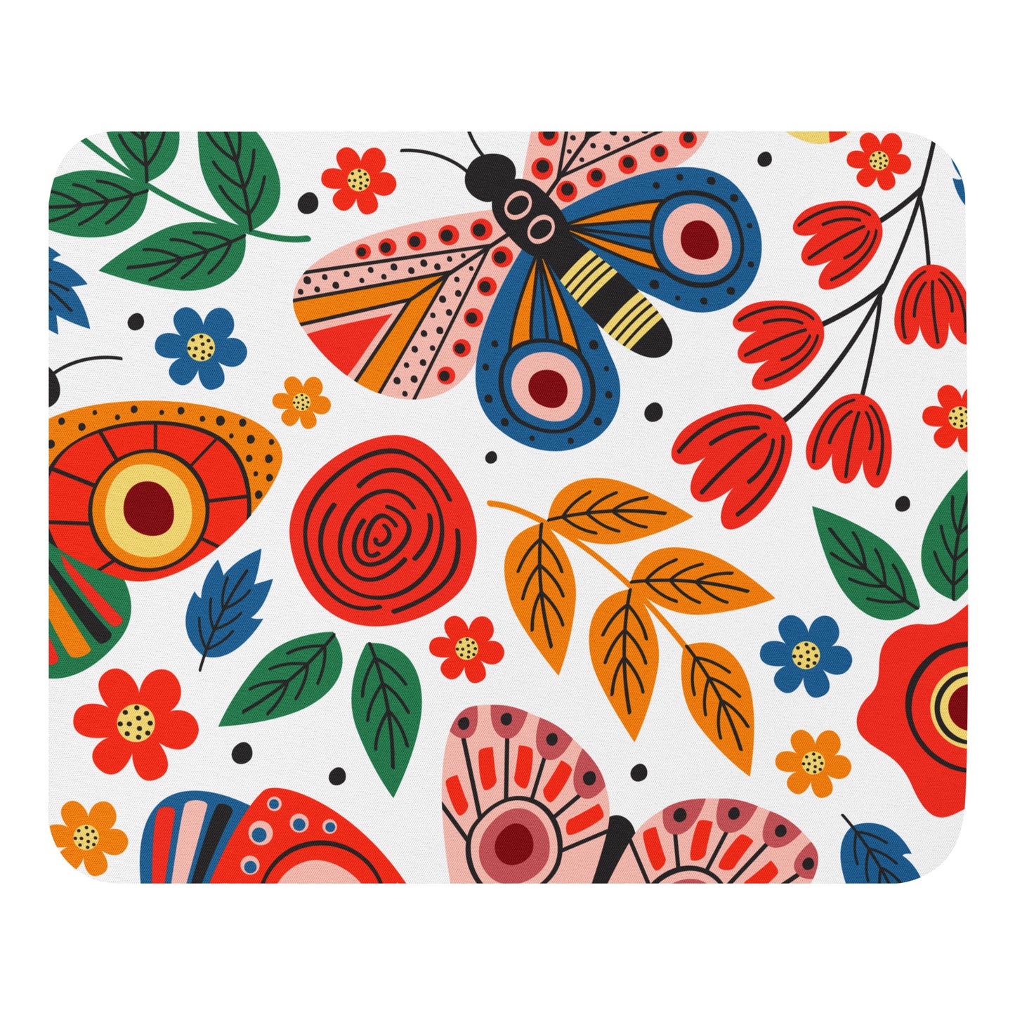 Mouse pad Colorful Moths