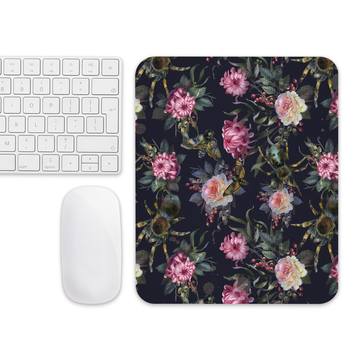 Mouse pad Flowers & Spiders