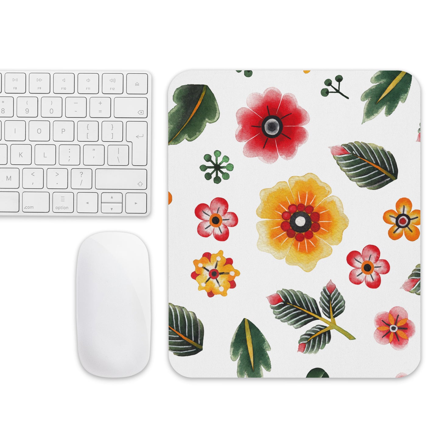 Mouse pad Colorful Flowers