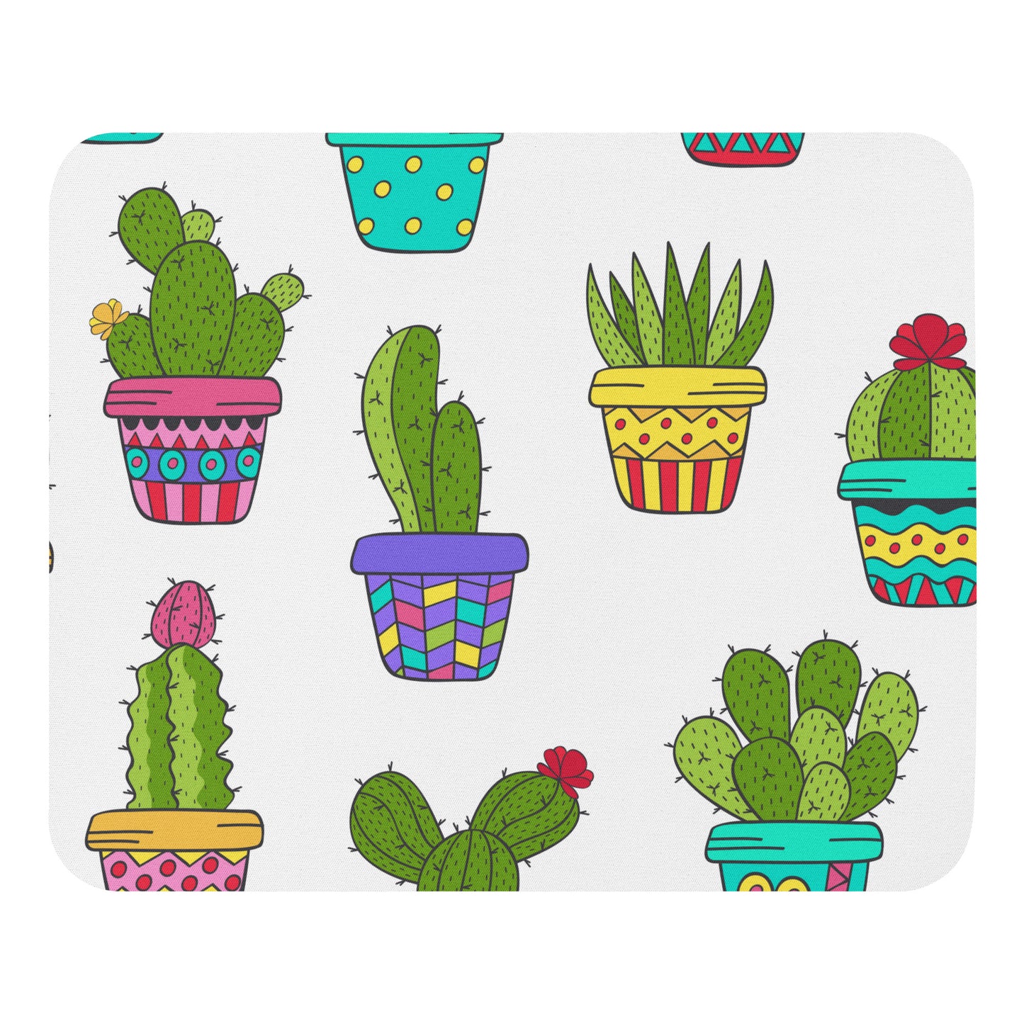 Mouse pad Cactus Pots