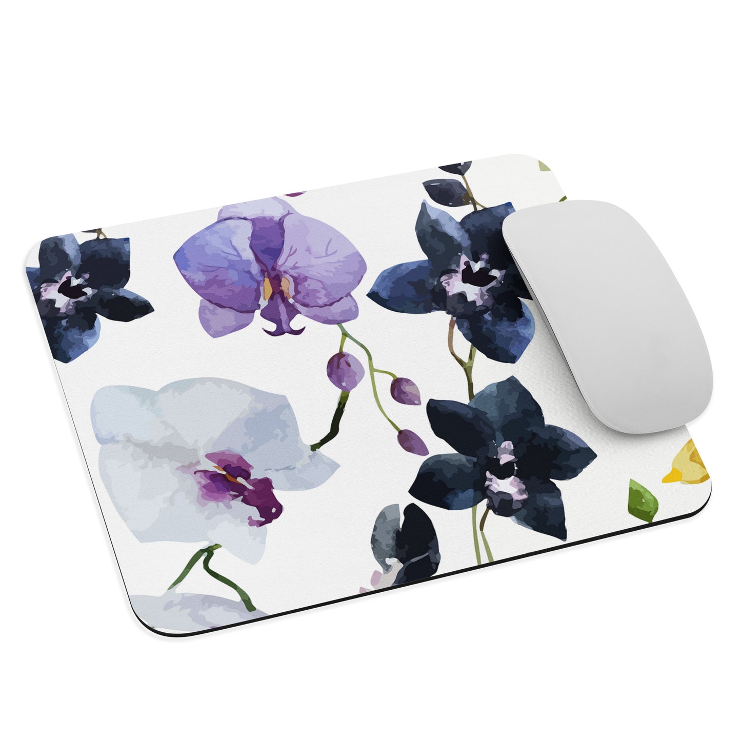 Mouse pad Purple Orchids