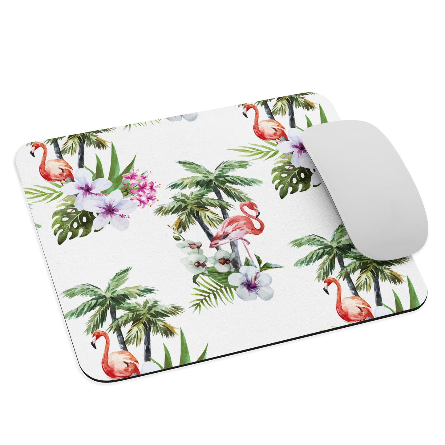 Mouse pad Tropical Flamingos