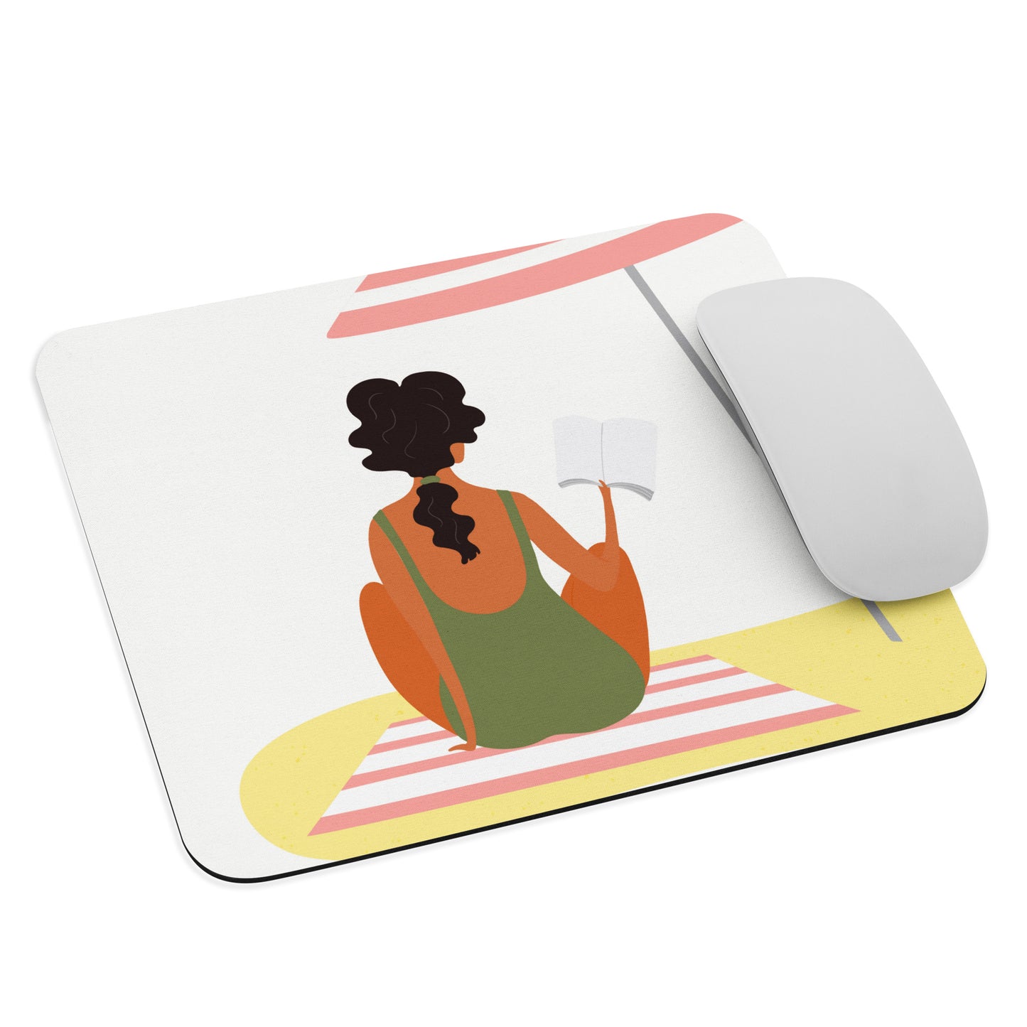 Mouse pad Girl on Beach