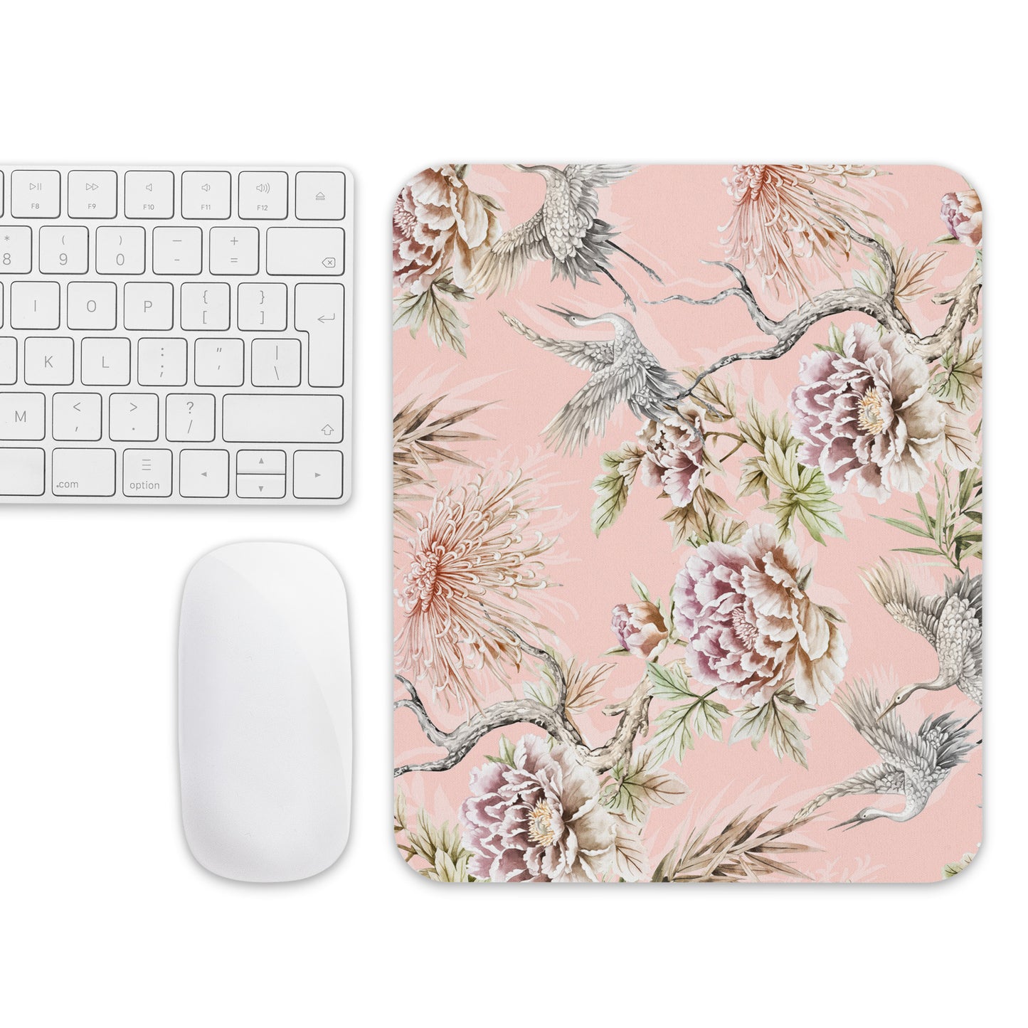 Mouse pad Stork Pink