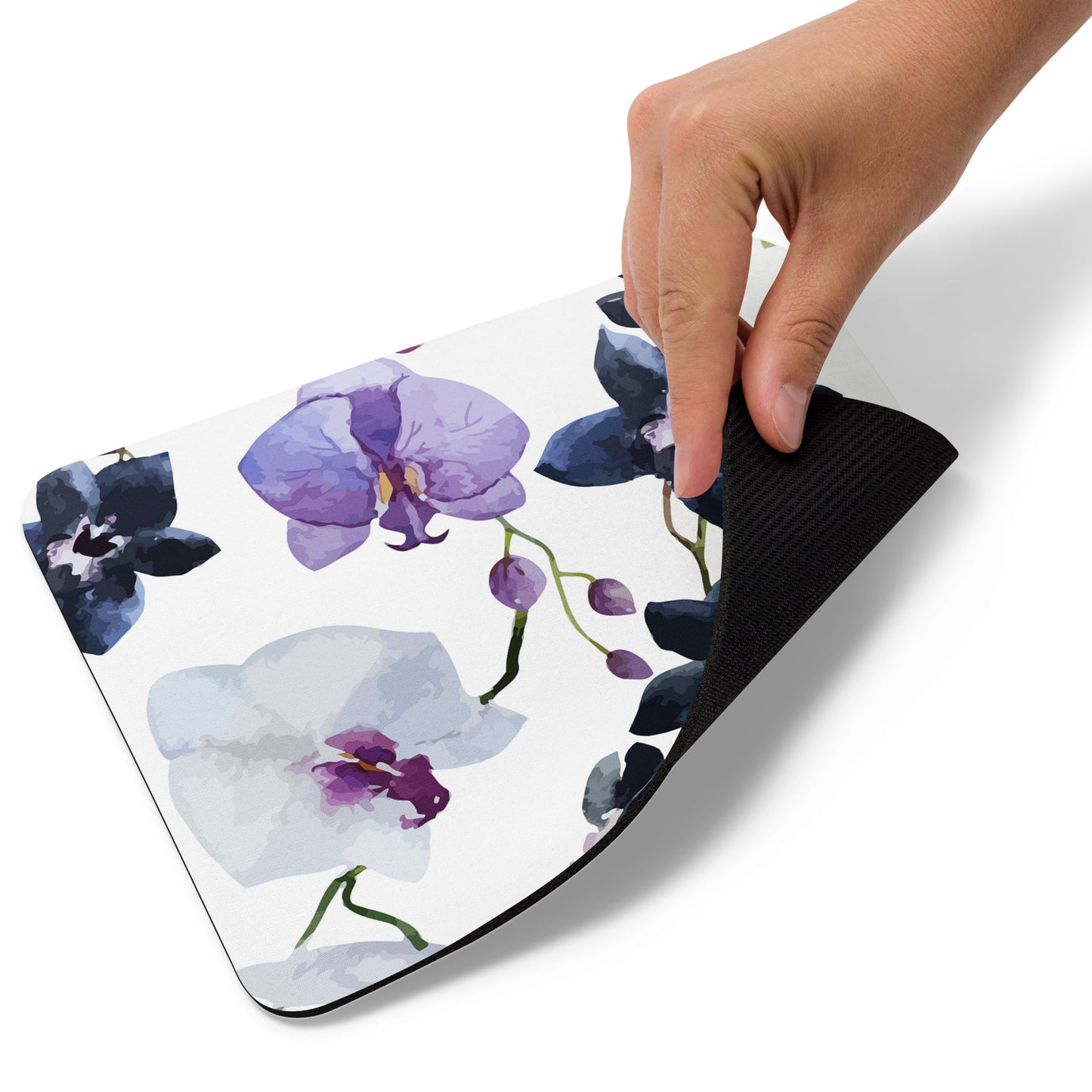 Mouse pad Purple Orchids