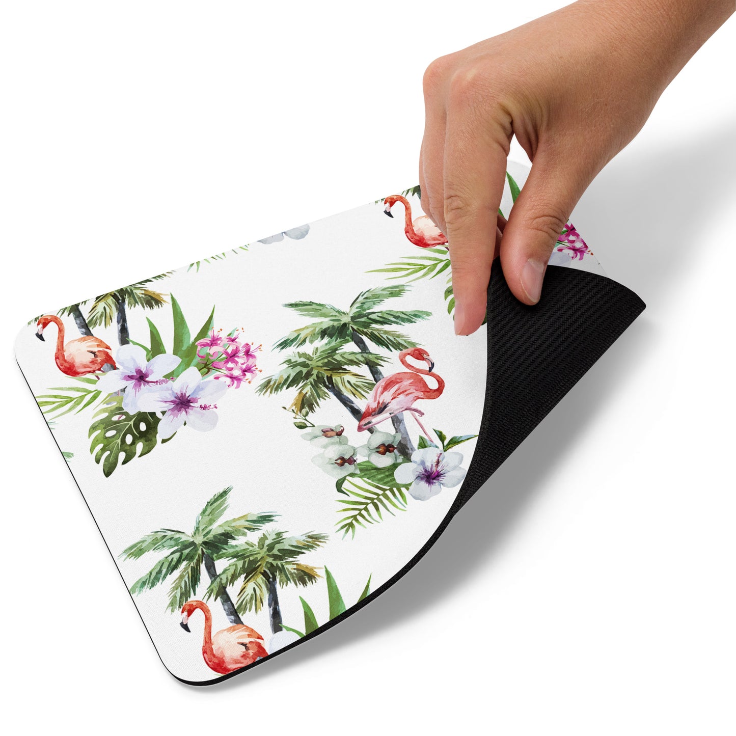 Mouse pad Tropical Flamingos