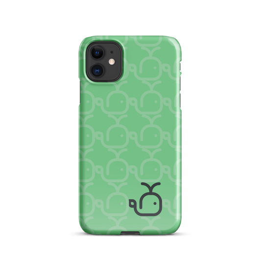 Snap case for iPhone® Green/Green