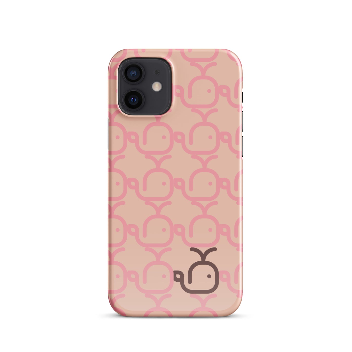 Snap case for iPhone® Whales Pink/Pink