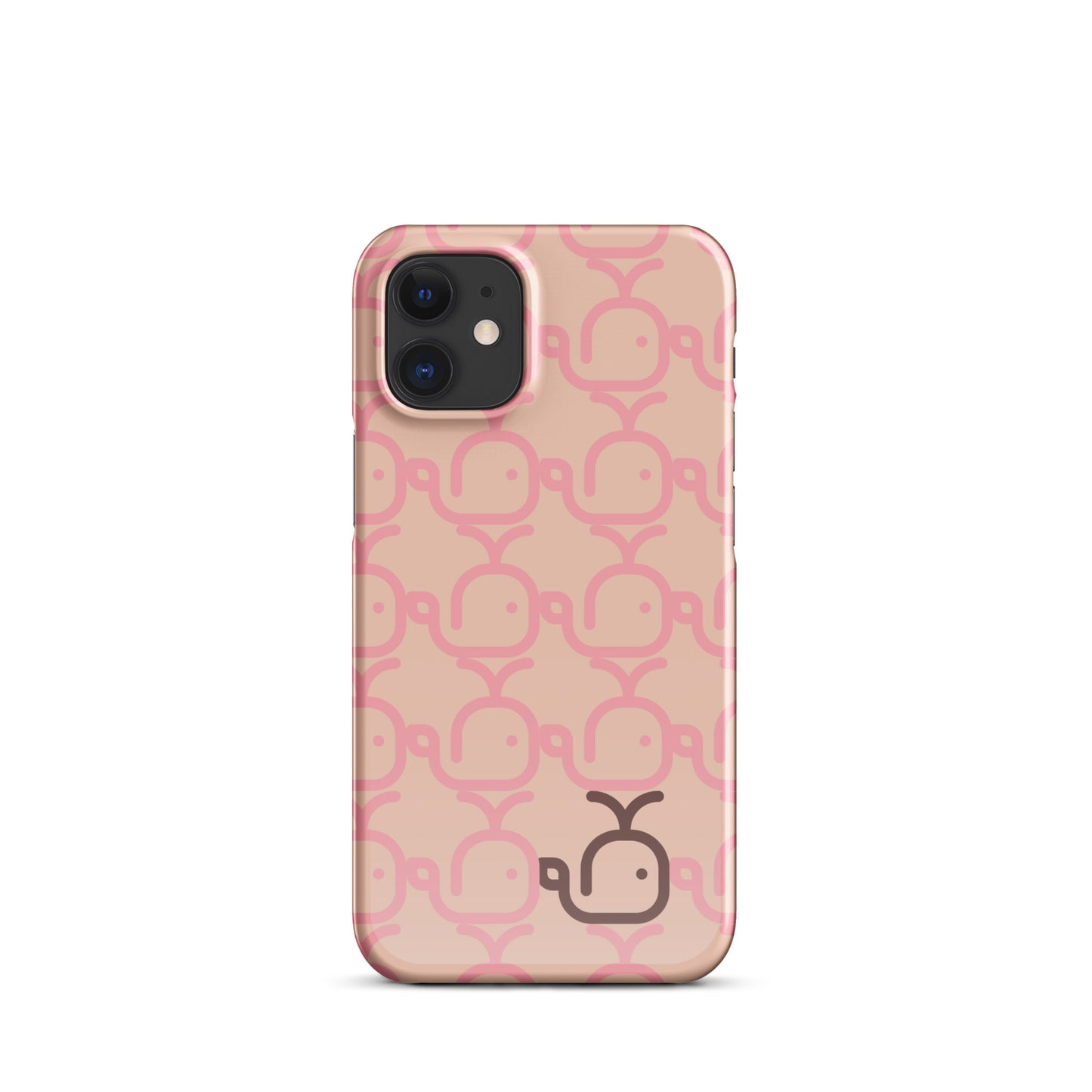 Snap case for iPhone® Whales Pink/Pink