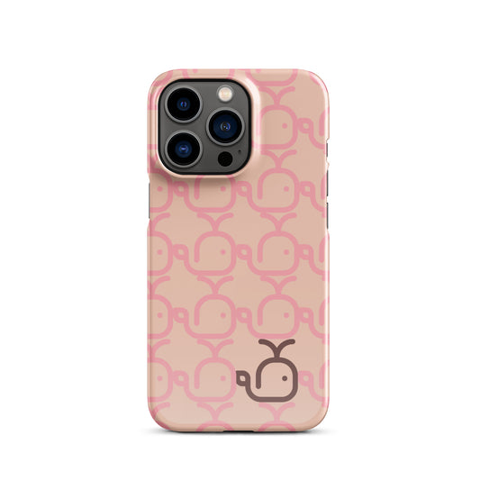 Snap case for iPhone® Whales Pink/Pink