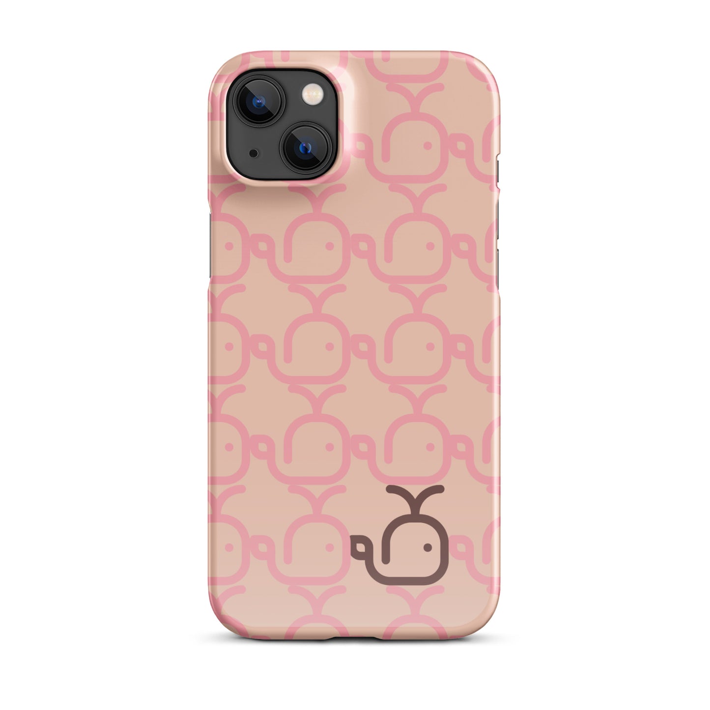 Snap case for iPhone® Whales Pink/Pink