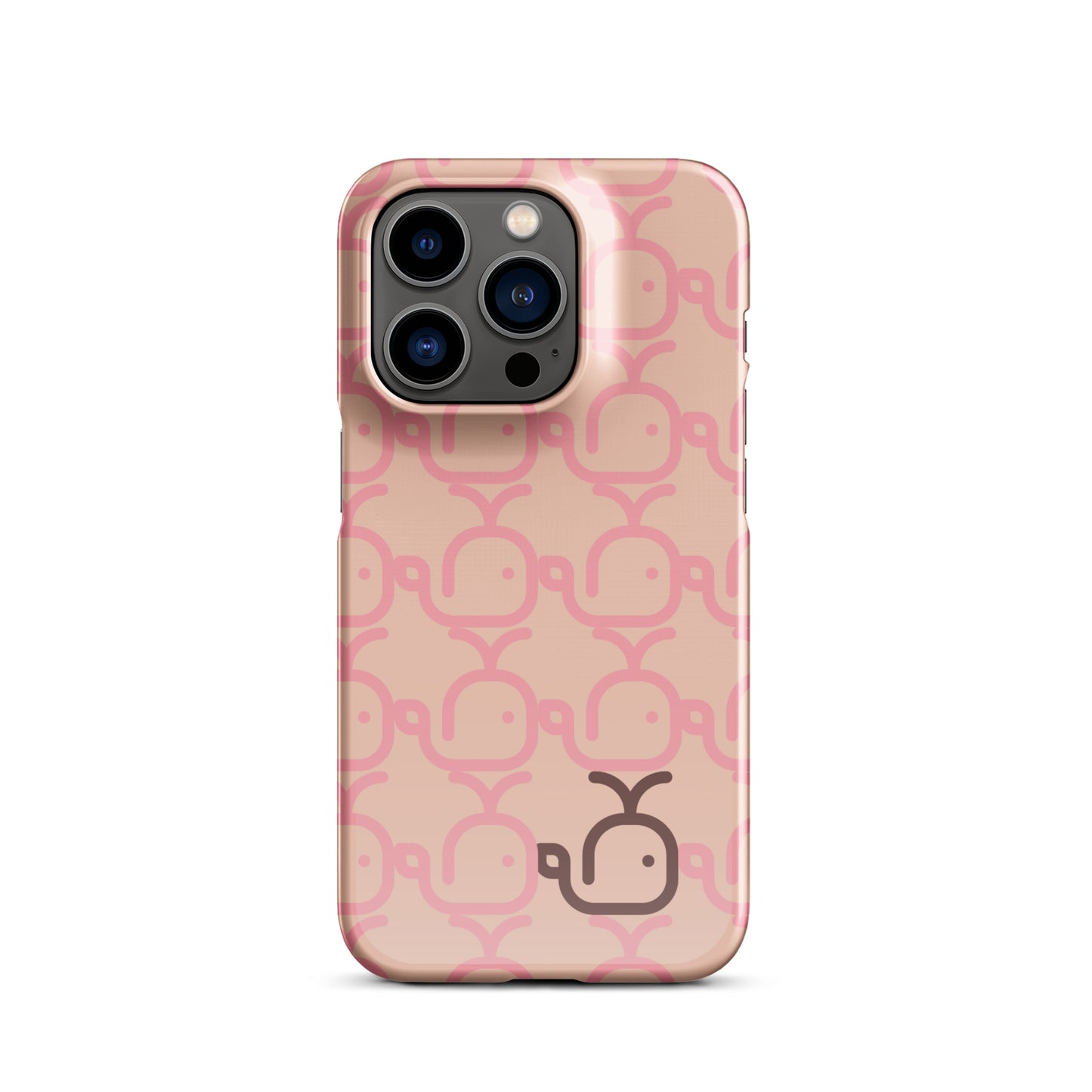 Snap case for iPhone® Whales Pink/Pink