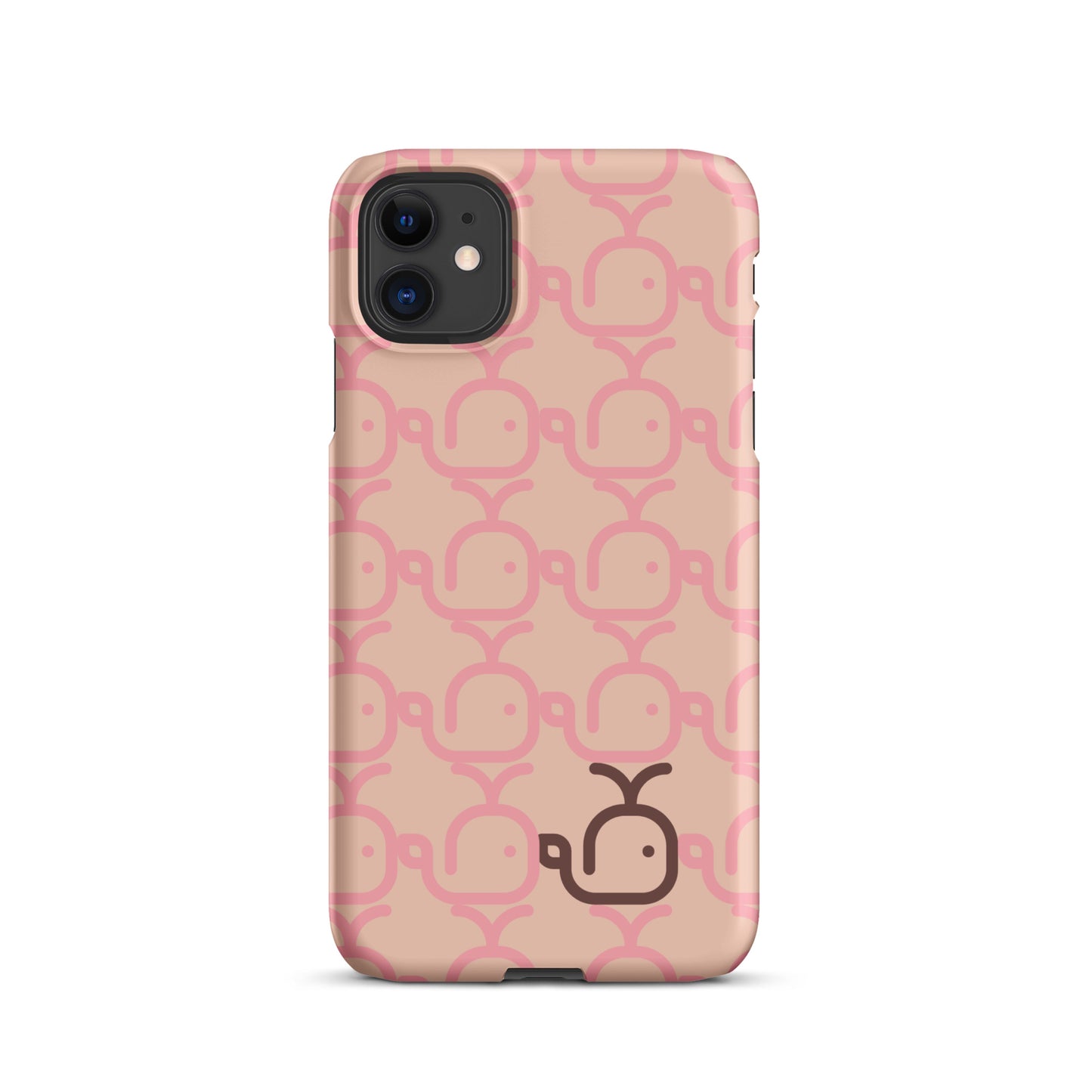 Snap case for iPhone® Whales Pink/Pink