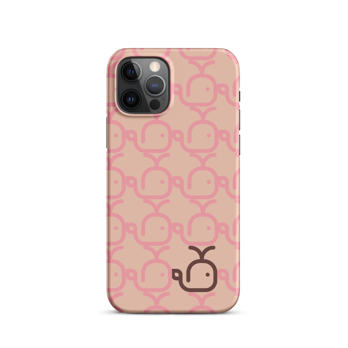 Snap case for iPhone® Whales Pink/Pink