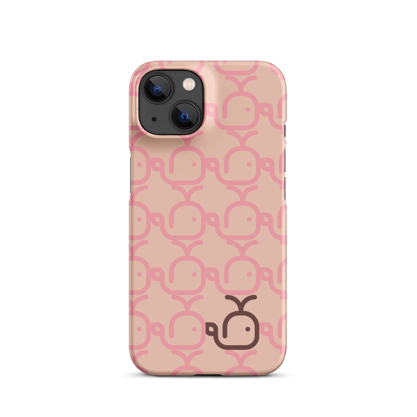 Snap case for iPhone® Whales Pink/Pink