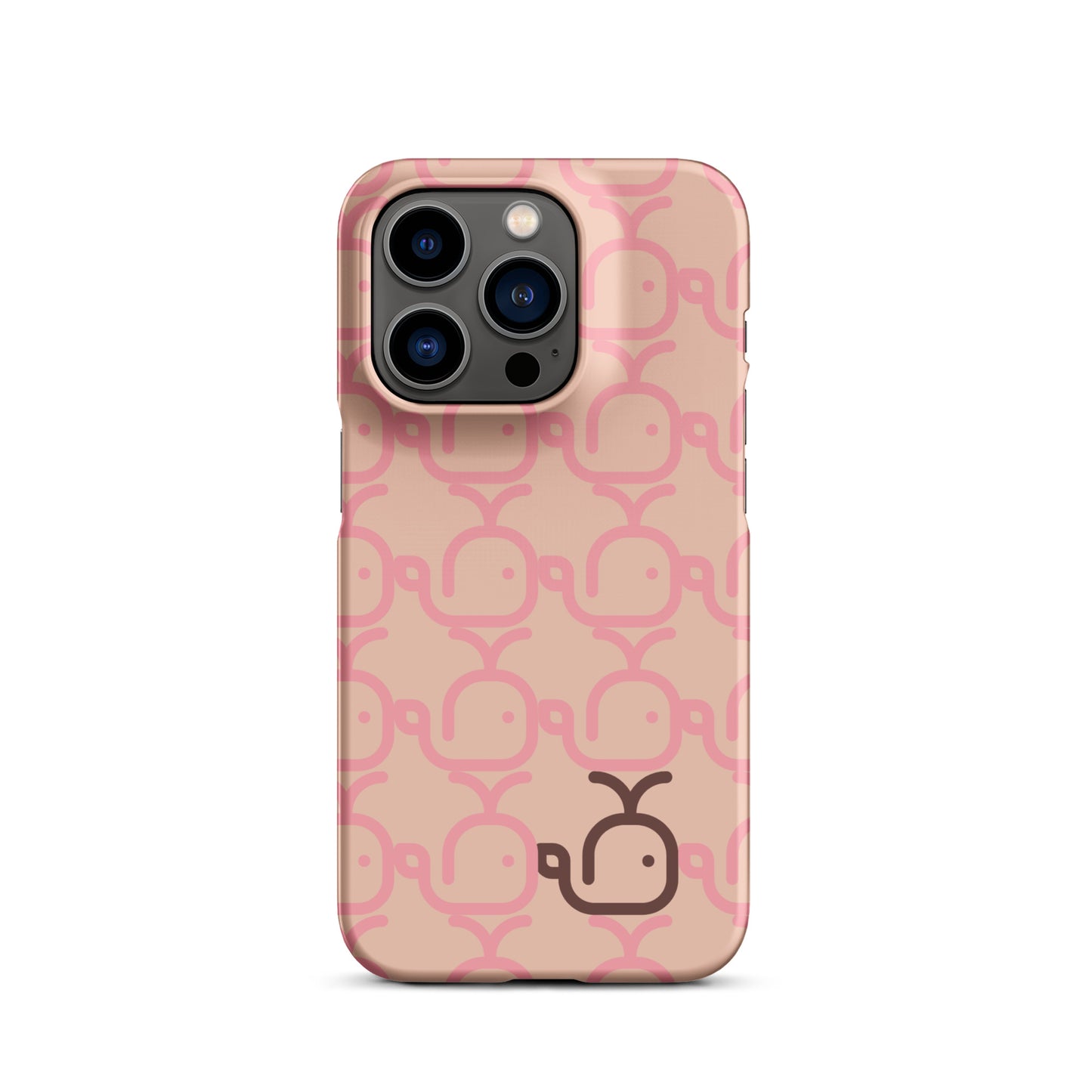 Snap case for iPhone® Whales Pink/Pink