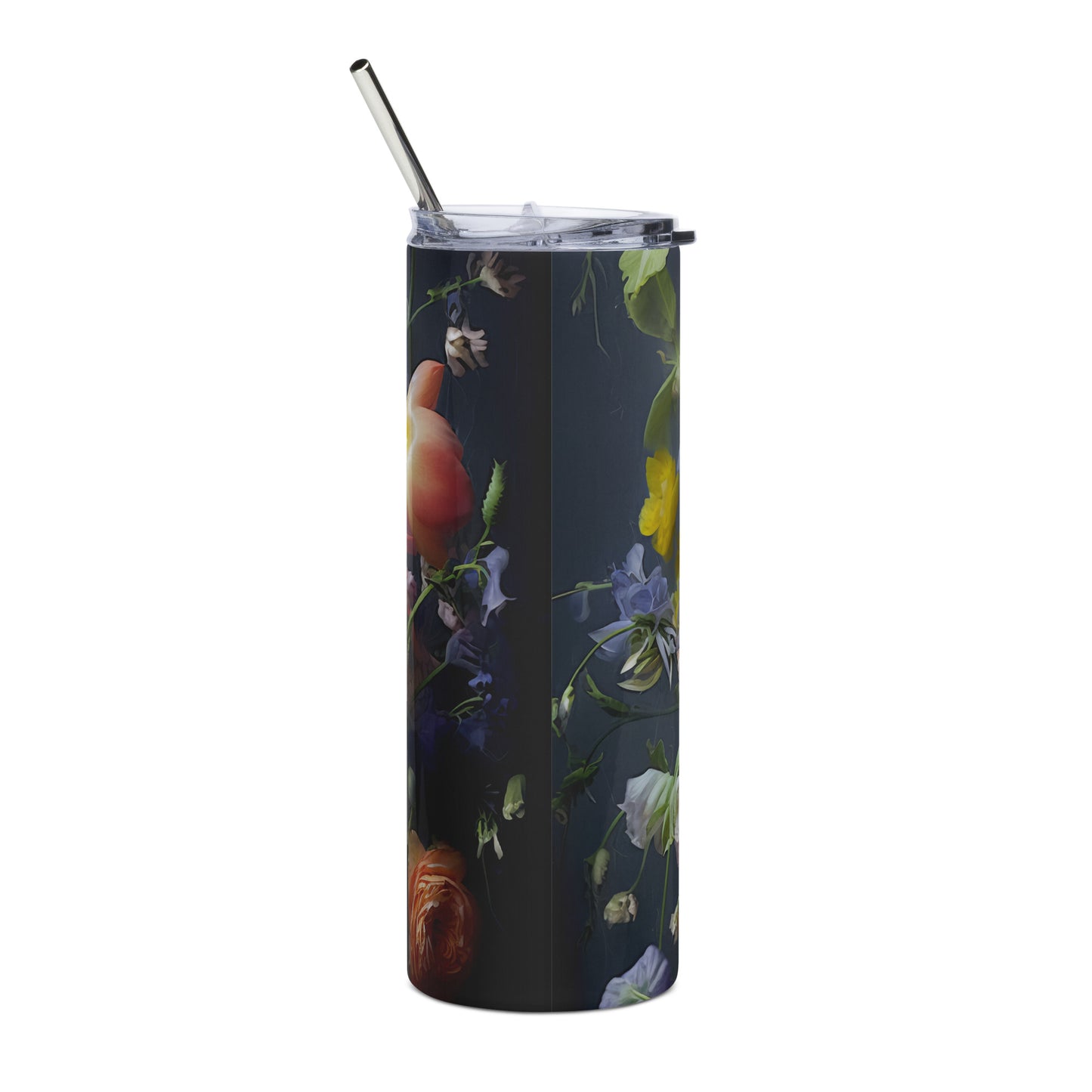 Stainless steel tumbler Floral 1