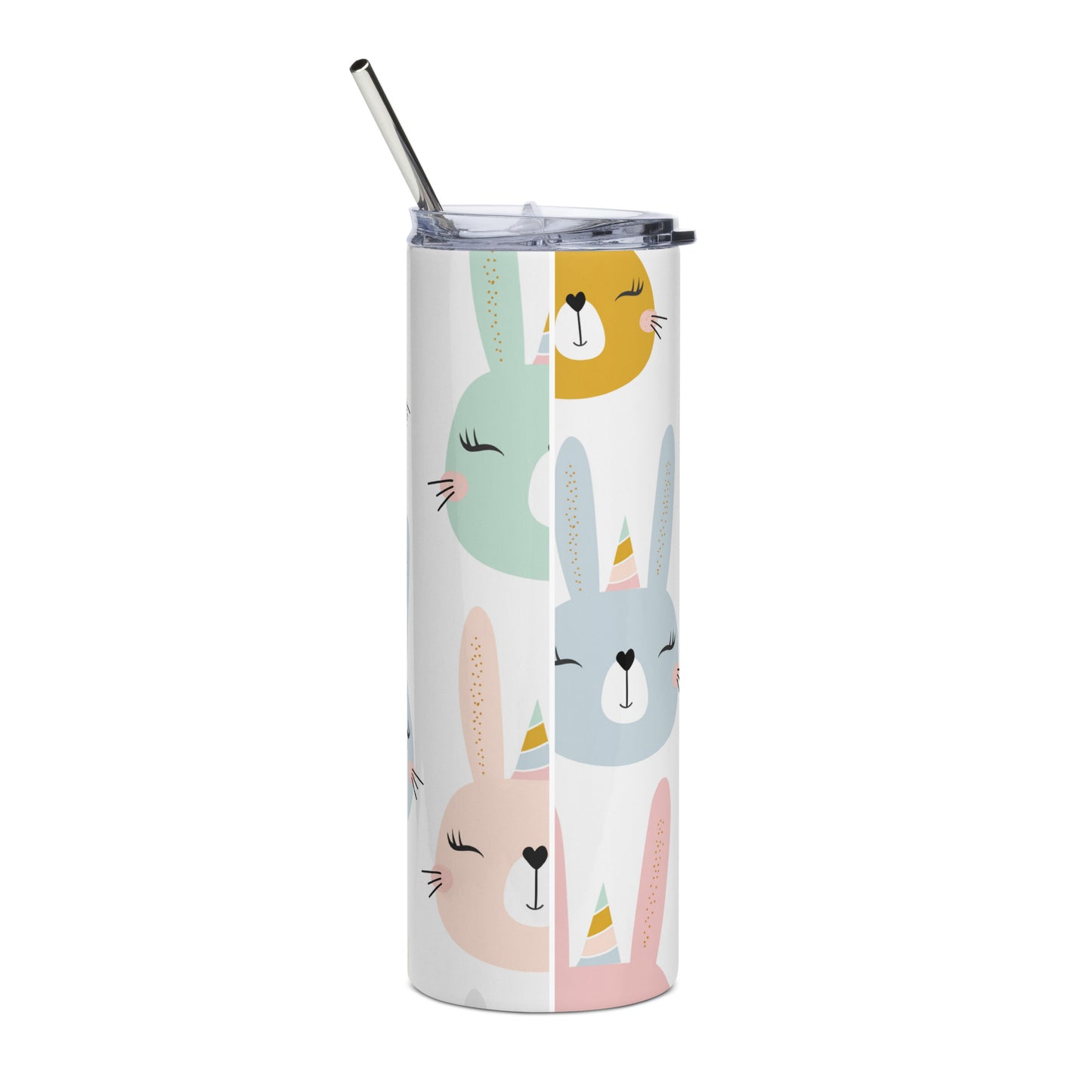 Stainless steel tumbler Bunny Birthday