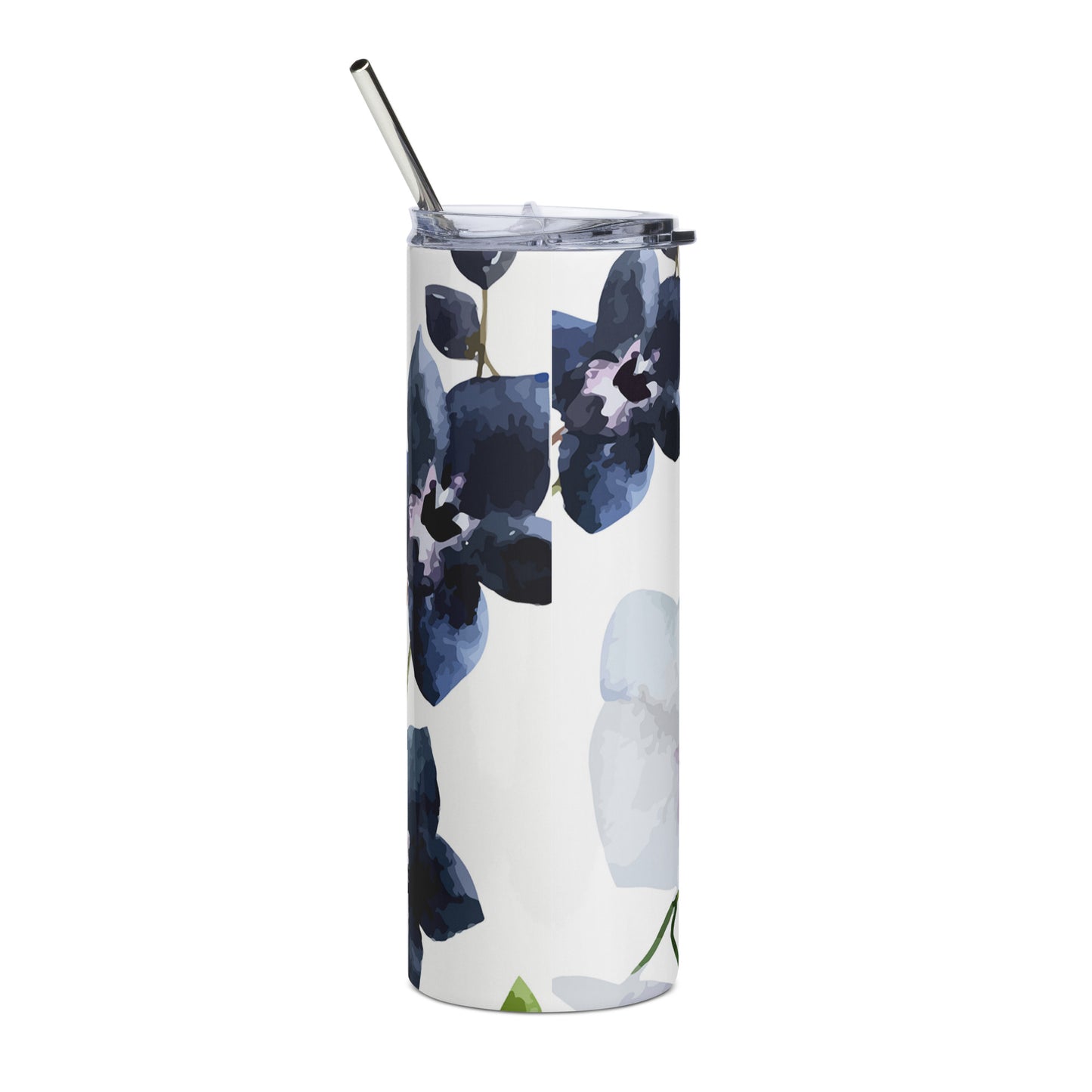 Stainless steel tumbler Orchids