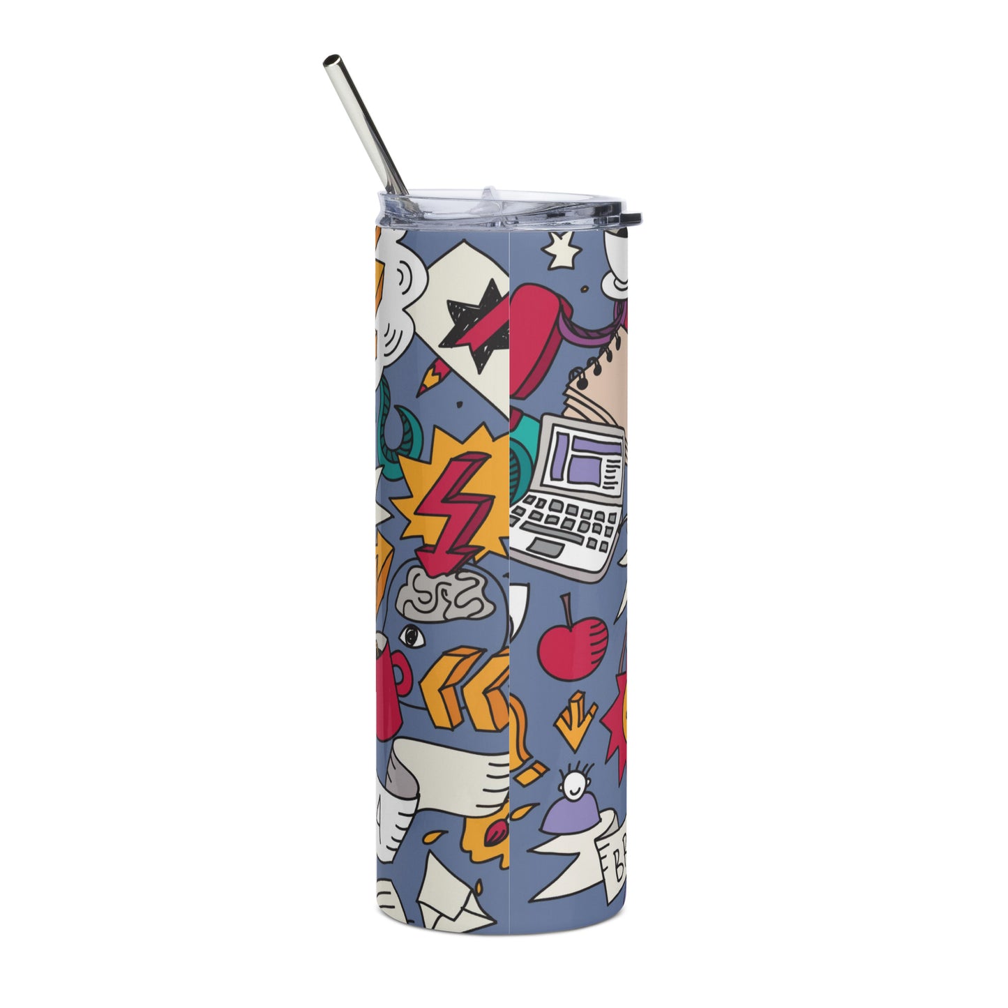 Stainless steel tumbler Be Creative Blue