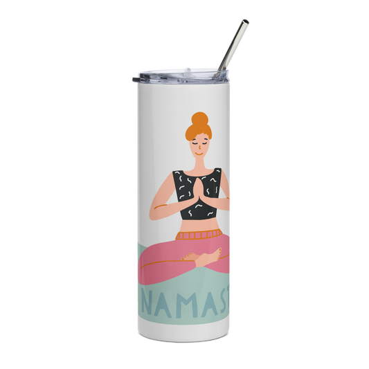 Stainless steel tumbler Namaste