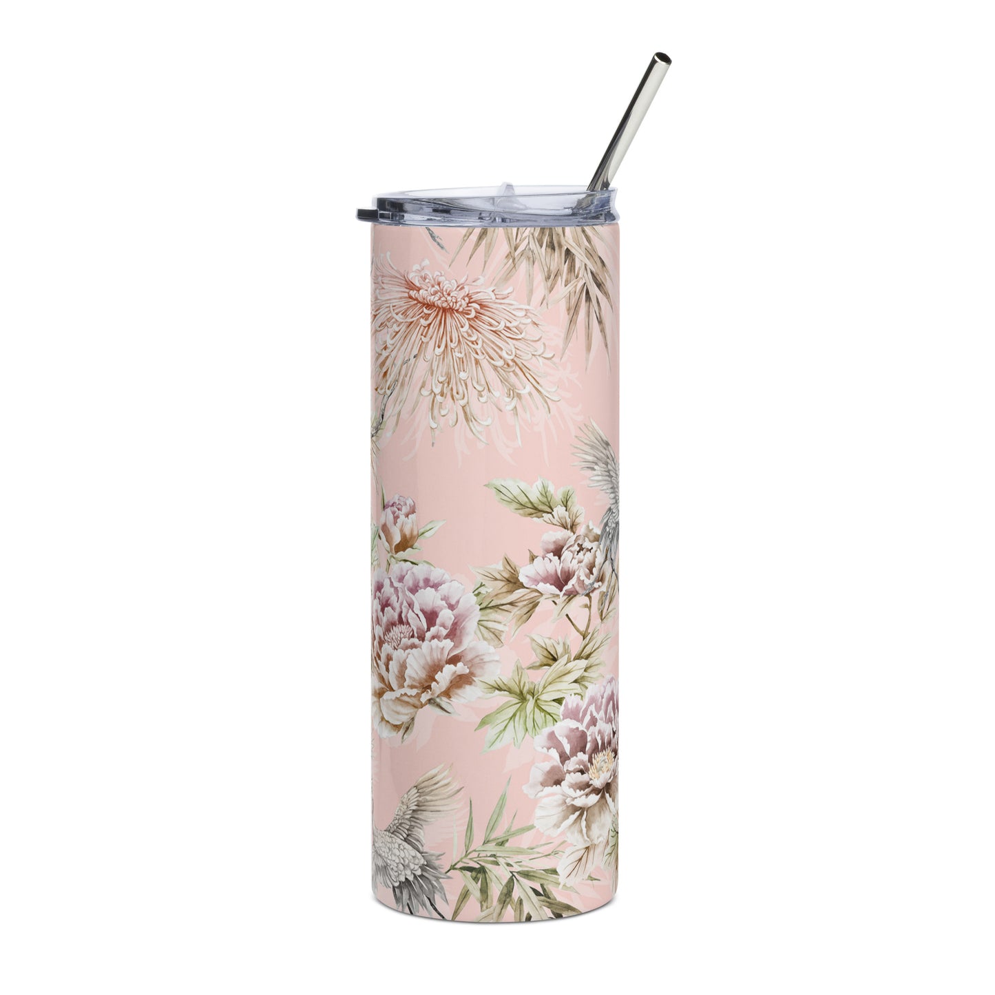 Stainless steel tumbler Stork Pink