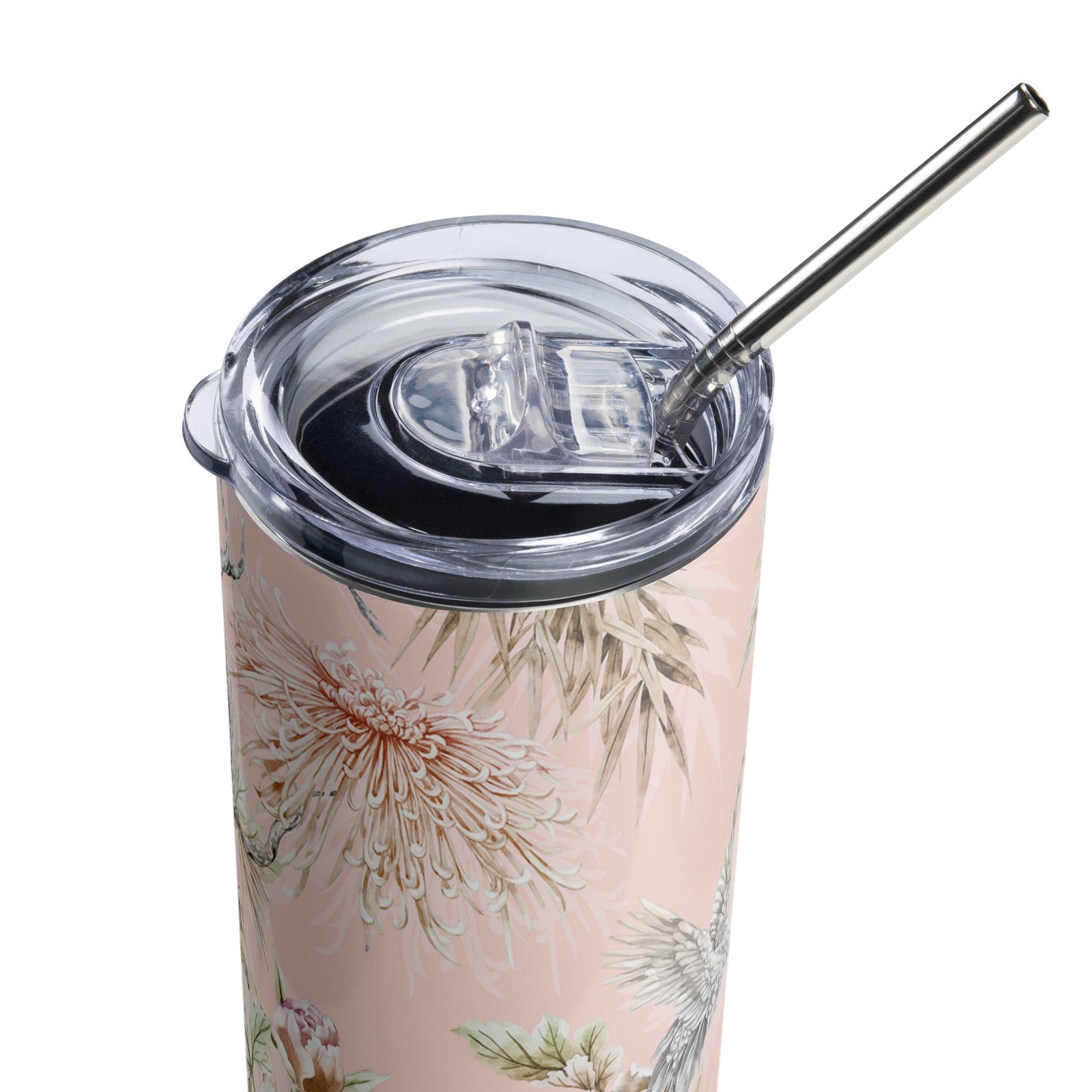 Stainless steel tumbler Stork Pink