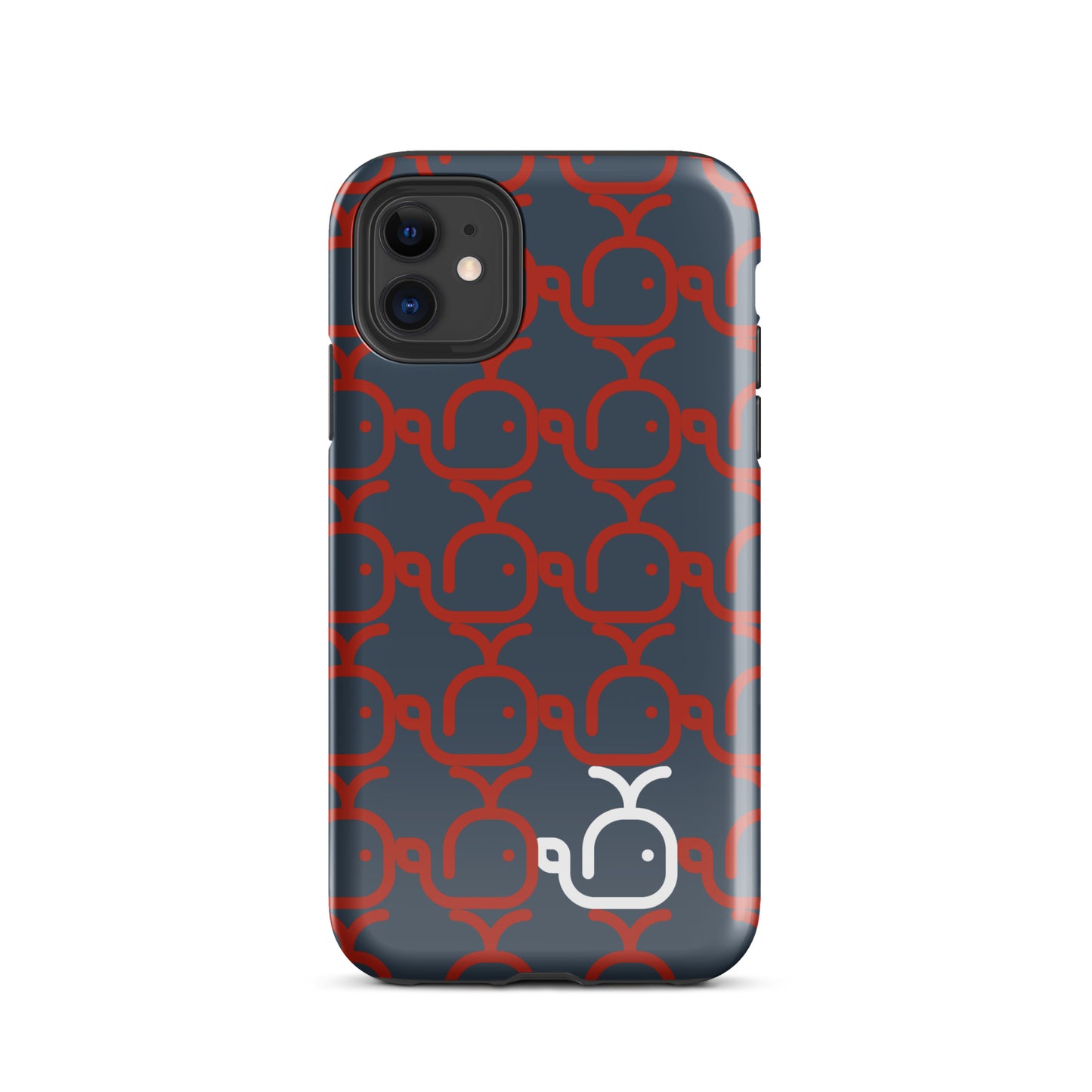 Tough Case for iPhone® Whales Red/Blue