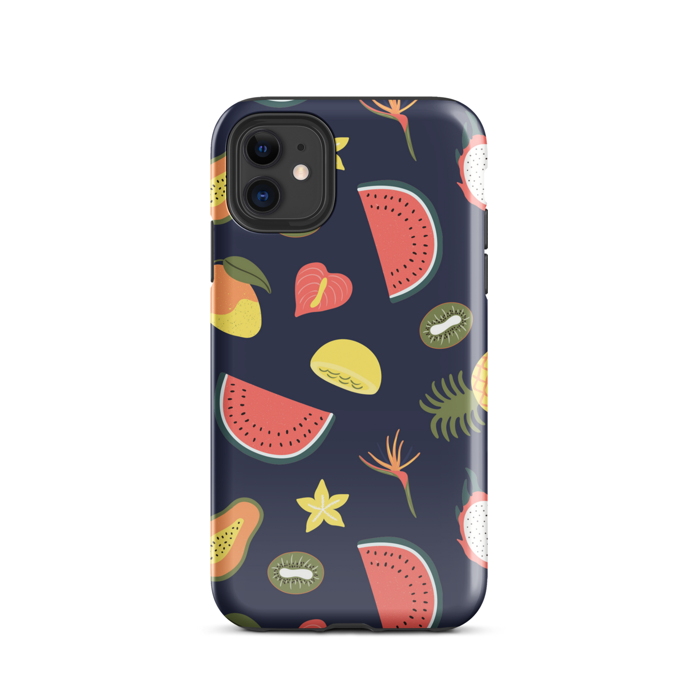 Tough Case for iPhone® Blue Fruity