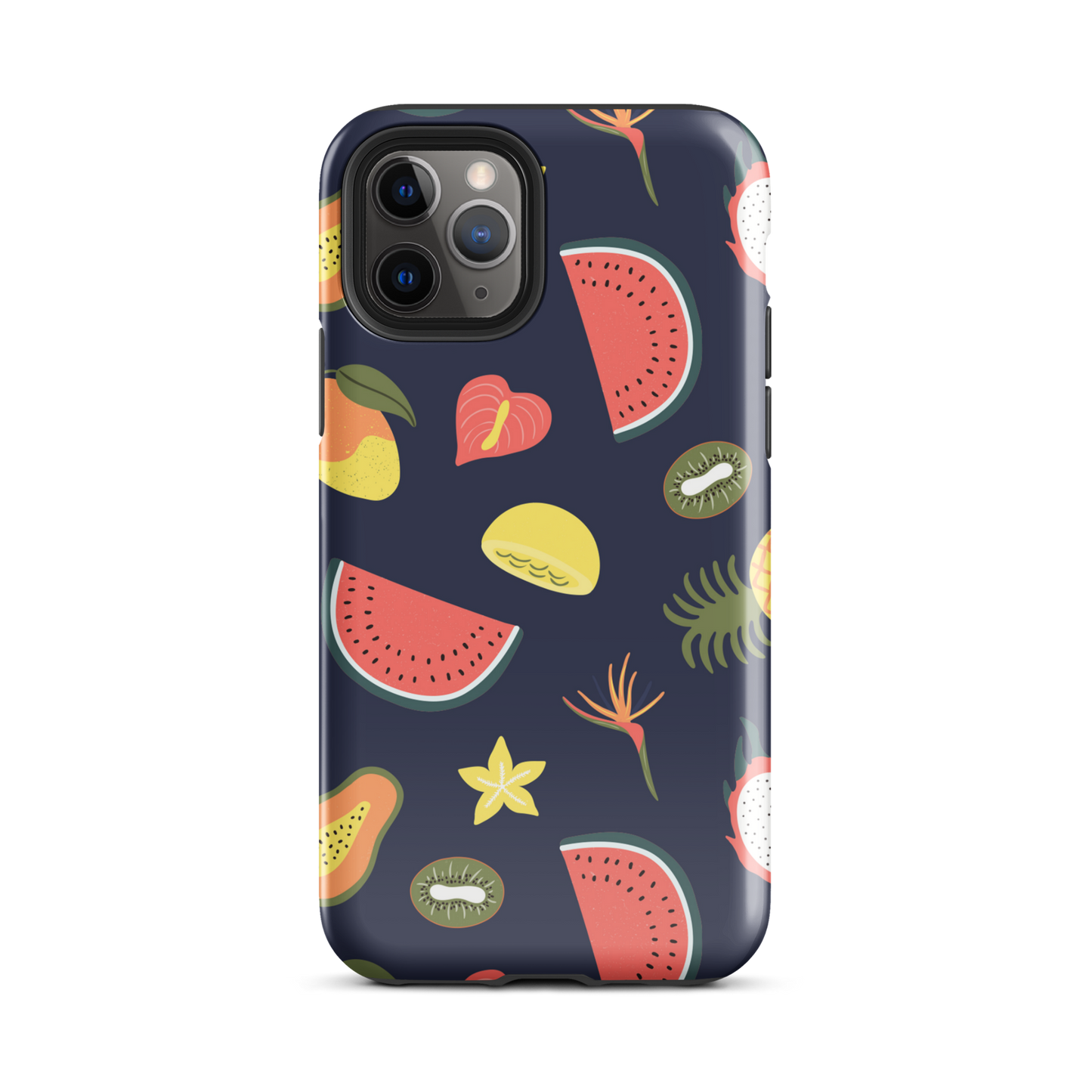 Tough Case for iPhone® Blue Fruity