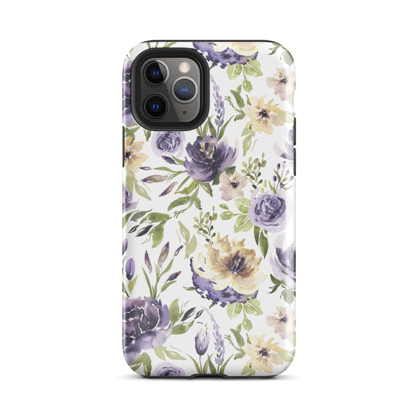 Tough Case for iPhone® Floral Purple